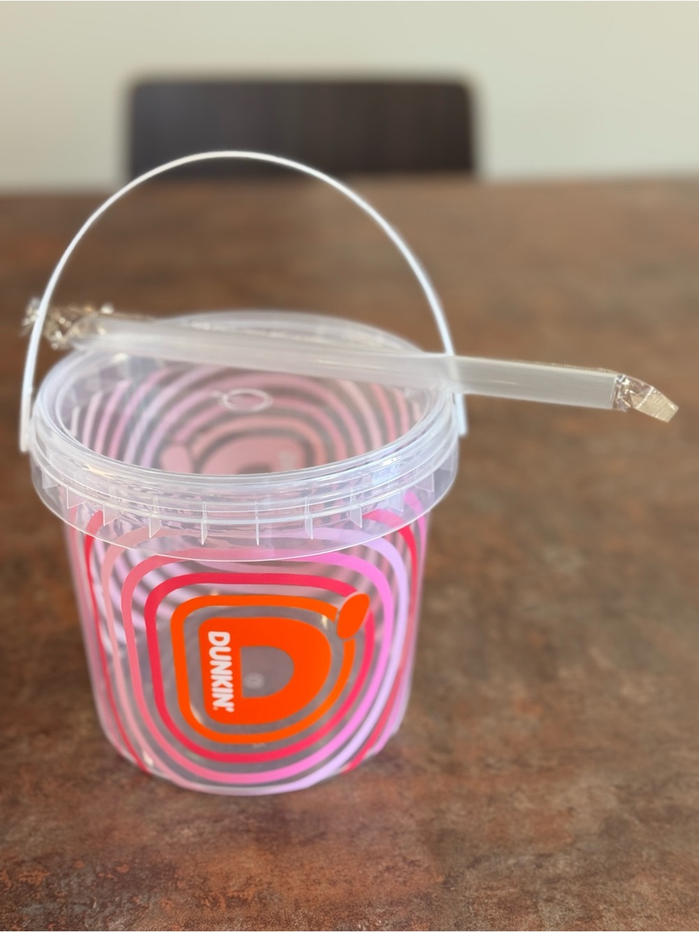 2026 Dunkin’ 48oz Drink Bucket w/ Lid & Straw